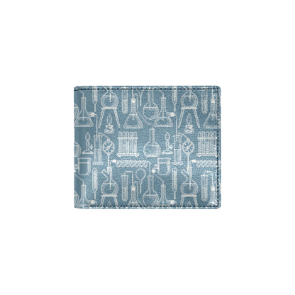 Chemical Pattern Print Design 05 Men's ID Card Wallet