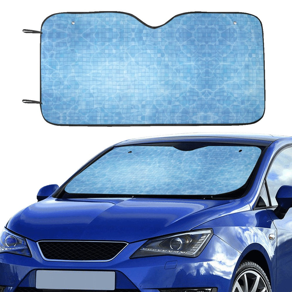 Swimming Pool Print Design LKS302 Car front Windshield Sun Shade