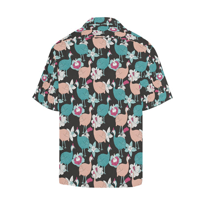 Guinea Fowl Pattern Print Design 03 Men's Hawaiian Shirt