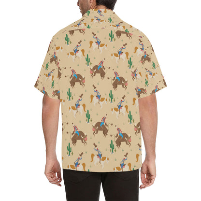Rodeo Pattern Print Design A02 Men's Hawaiian Shirt
