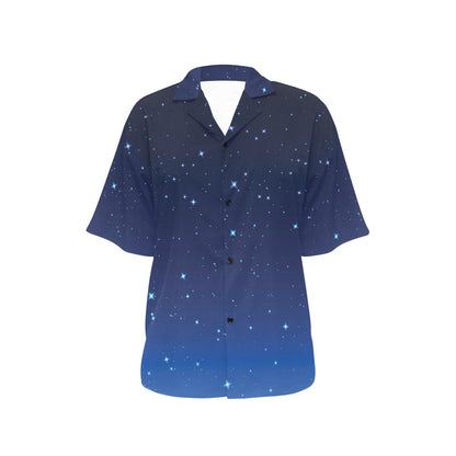 Night sky Pattern Print Design A01 Women's Hawaiian Shirt