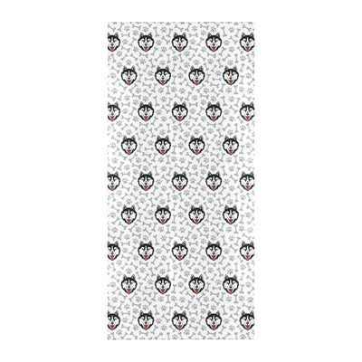 Siberian Huskies Print Design LKS305 Beach Towel 32" x 71"