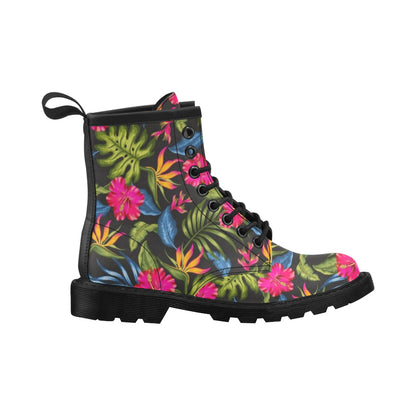 Bird Of Paradise Pattern Print Design BOP014 Women's Boots
