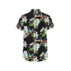 Apple blossom Pattern Print Design AB07 Men's Short Sleeve Button Up Shirt