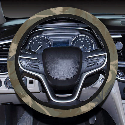 Palm Tree camouflage Steering Wheel Cover with Elastic Edge