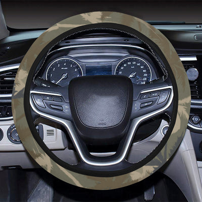Palm Tree camouflage Steering Wheel Cover with Elastic Edge