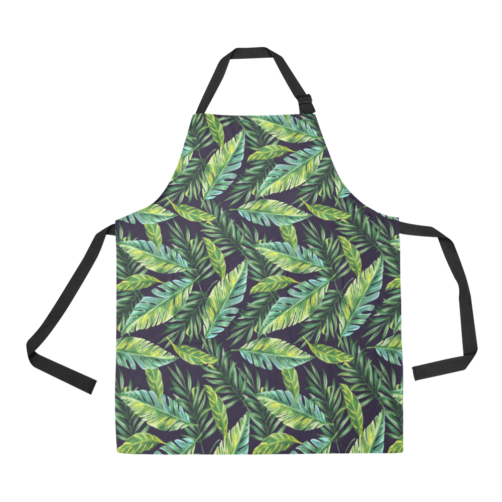 Tropical Flower Pattern Print Design TF06 Apron with Pocket