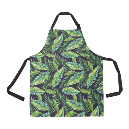 Tropical Flower Pattern Print Design TF06 Apron with Pocket