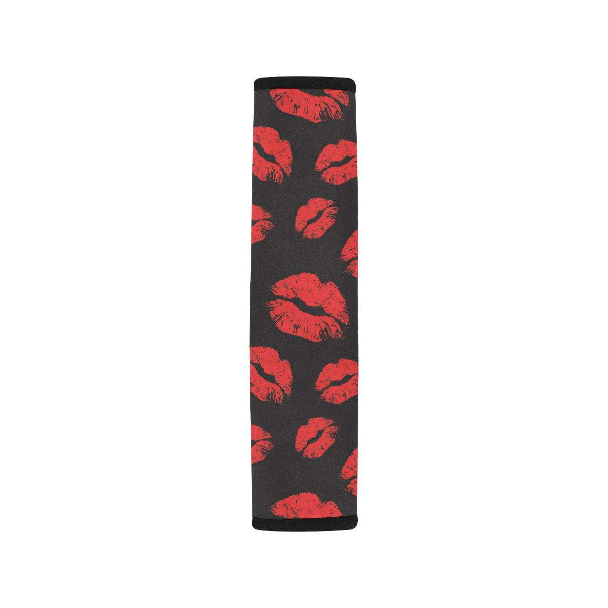Lip Red Pattern Print Design 02 Car Seat Belt Cover