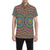 Bohemian Colorful Style Print Men's Short Sleeve Button Up Shirt