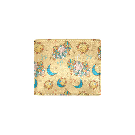 Aries Zodiac Pattern Print Design 03 Men's ID Card Wallet