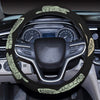 Sea Turtle Stamp Pattern Steering Wheel Cover with Elastic Edge