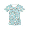 Horse Cute Print Design LKS306 Women's  T-shirt