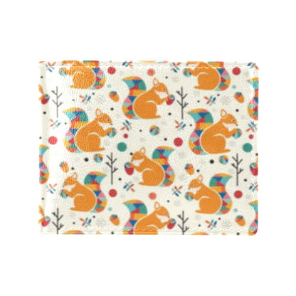 Squirrel Print Design LKS304 Men's ID Card Wallet