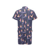 Bird Of Paradise Pattern Print Design BOP015 Men's Romper