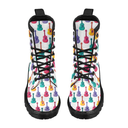 Acoustic Guitar Print Design LKS406 Women's Boots