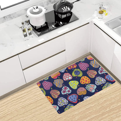 Apple Pattern Print Design AP05 Kitchen Mat