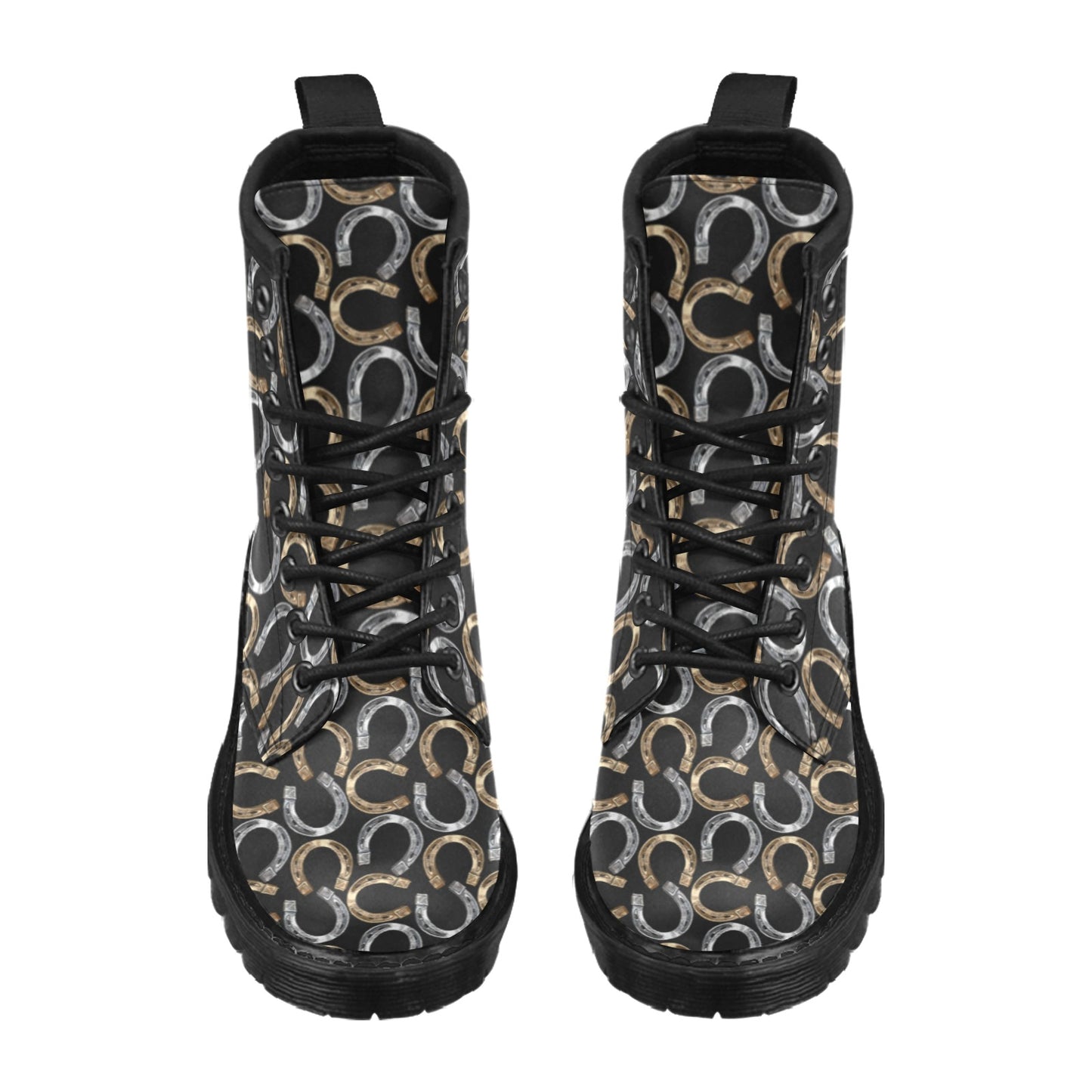Horseshoe Print Design LKS305 Women's Boots