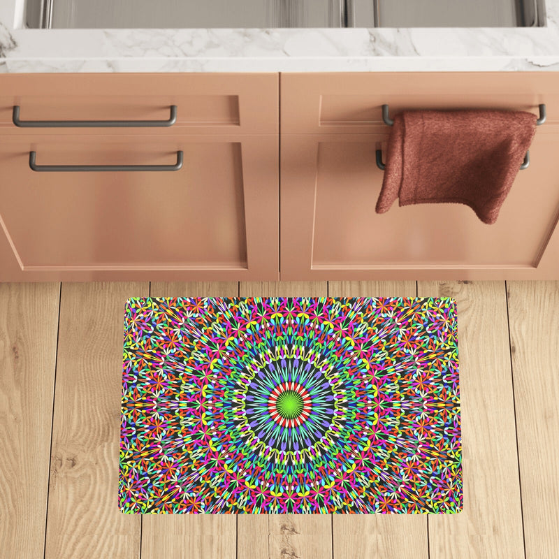 Bohemian Colorful Style Print Kitchen Mat