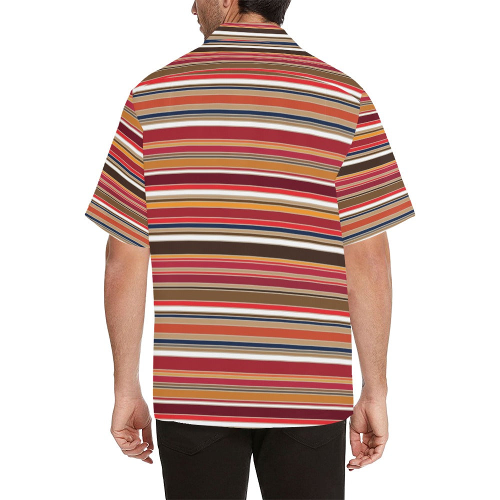 Serape Print Design LKS301 Men's Hawaiian Shirt