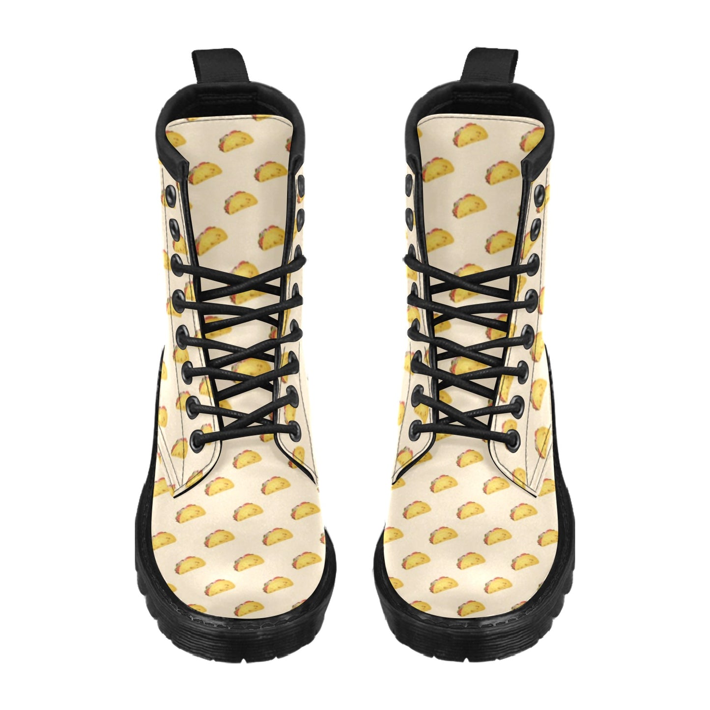 Taco Print Design LKS302 Women's Boots