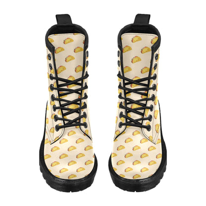 Taco Print Design LKS302 Women's Boots
