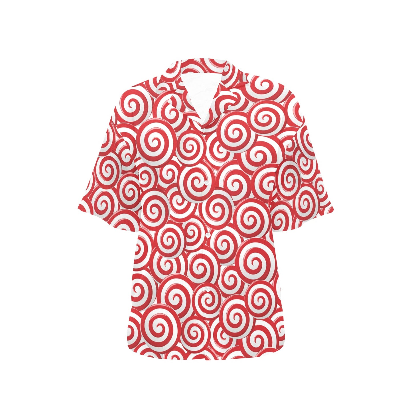 Candy Pattern Print Design 03 Women's Hawaiian Shirt