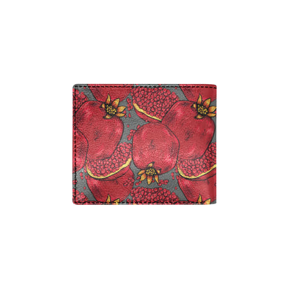 Pomegranate Pattern Print Design PG05 Men's ID Card Wallet