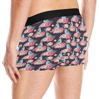 Bluebird Pattern Print Design 02 Men's Boxer Briefs