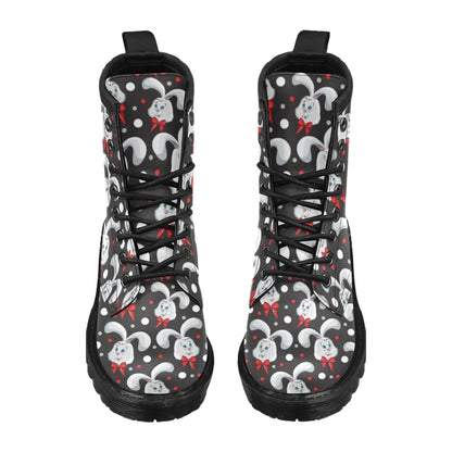 Rabbit Pattern Print Design RB012 Women's Boots