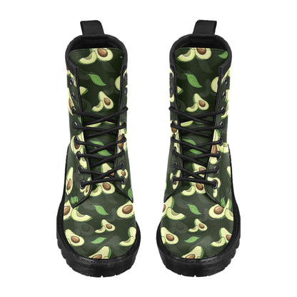 Avocado Pattern Print Design AC07 Women's Boots