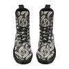 Fern Leave Print Pattern Women's Boots