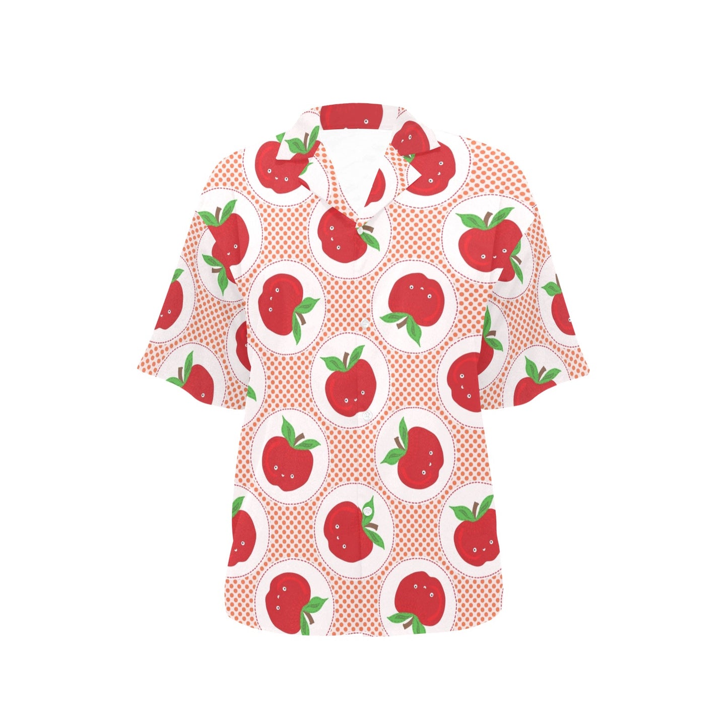 Apple Pattern Print Design AP08 Women's Hawaiian Shirt