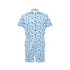 Swallow Bird Pattern Print Design 06 Men's Romper