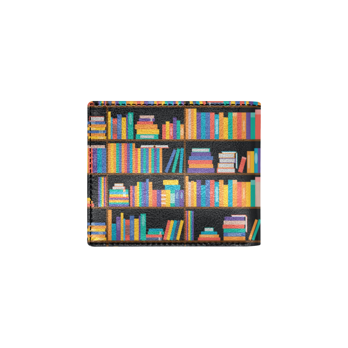 Book Pattern Print Design 05 Men's ID Card Wallet