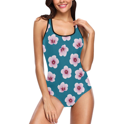 Cherry Blossom Pattern Print Design CB08 Women Swimsuit