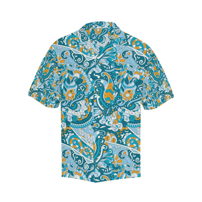 Funky Retro Pattern Print Design A03 Men's Hawaiian Shirt