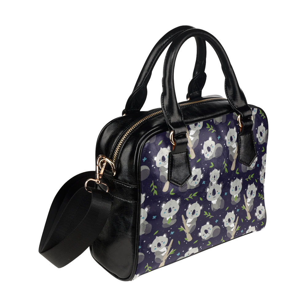 Koala Pattern Print Design 04 Shoulder Handbag