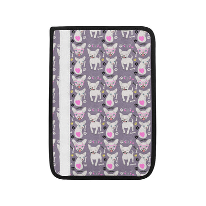 Chihuahua Happy Pattern Car Seat Belt Cover