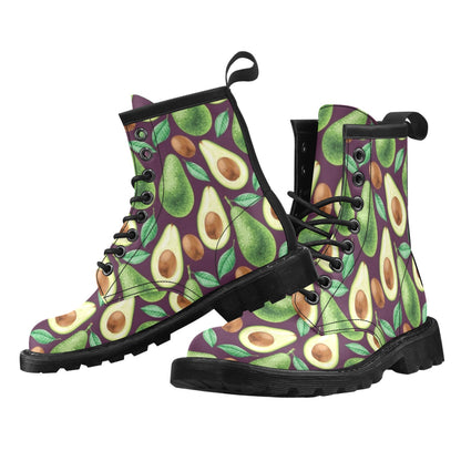 Avocado Pattern Print Design AC08 Women's Boots