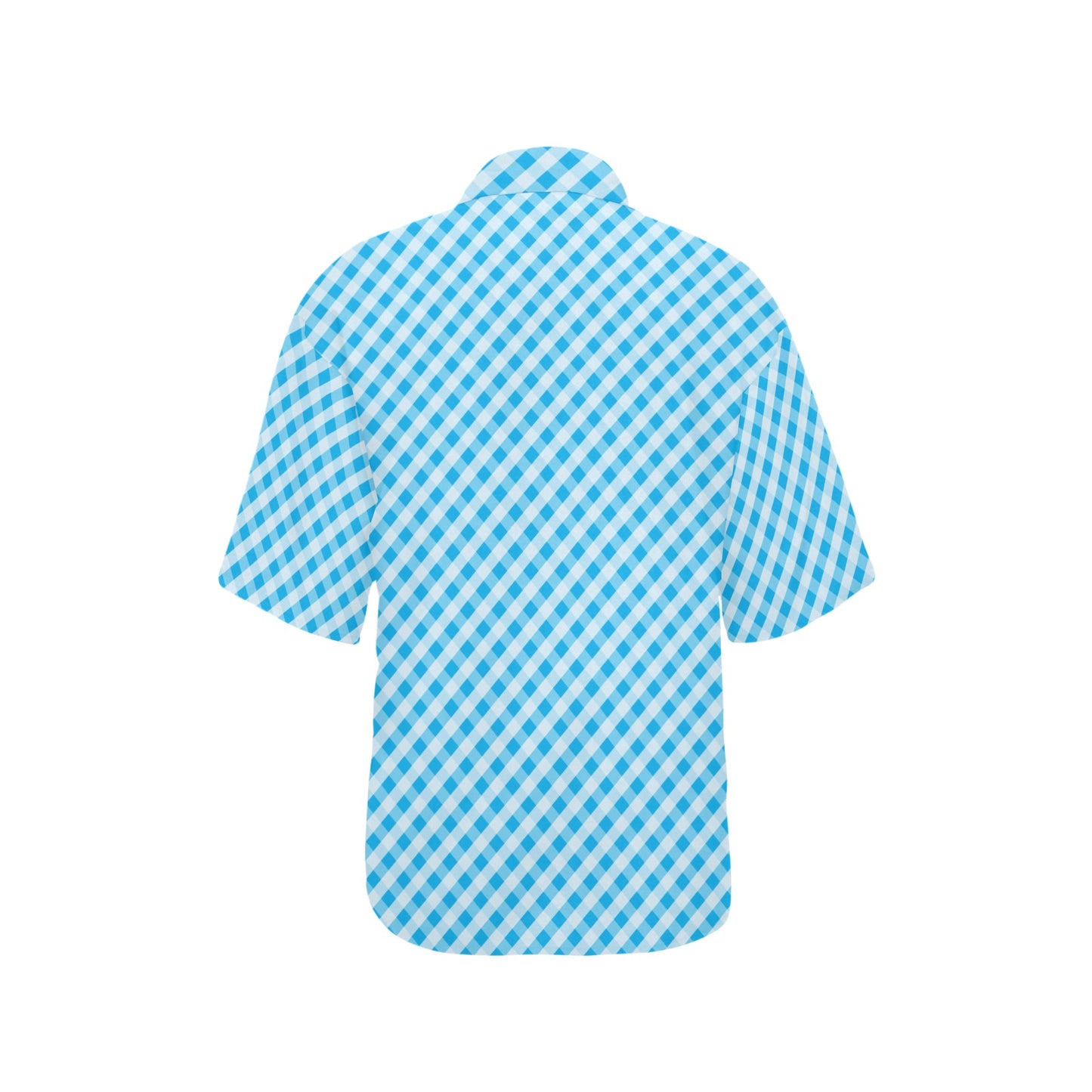 Gingham Print Design LKS401 Women's Hawaiian Shirt