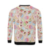 Cupcake Pattern Print Design CP06 Men Long Sleeve Sweatshirt