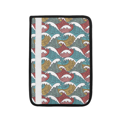 Tribal Wave Pattern Print Car Seat Belt Cover