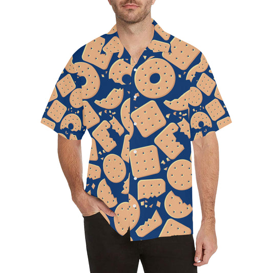 Cracker Pattern Print Design 03 Men's Hawaiian Shirt