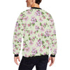 Apple blossom Pattern Print Design AB05 Men Long Sleeve Sweatshirt