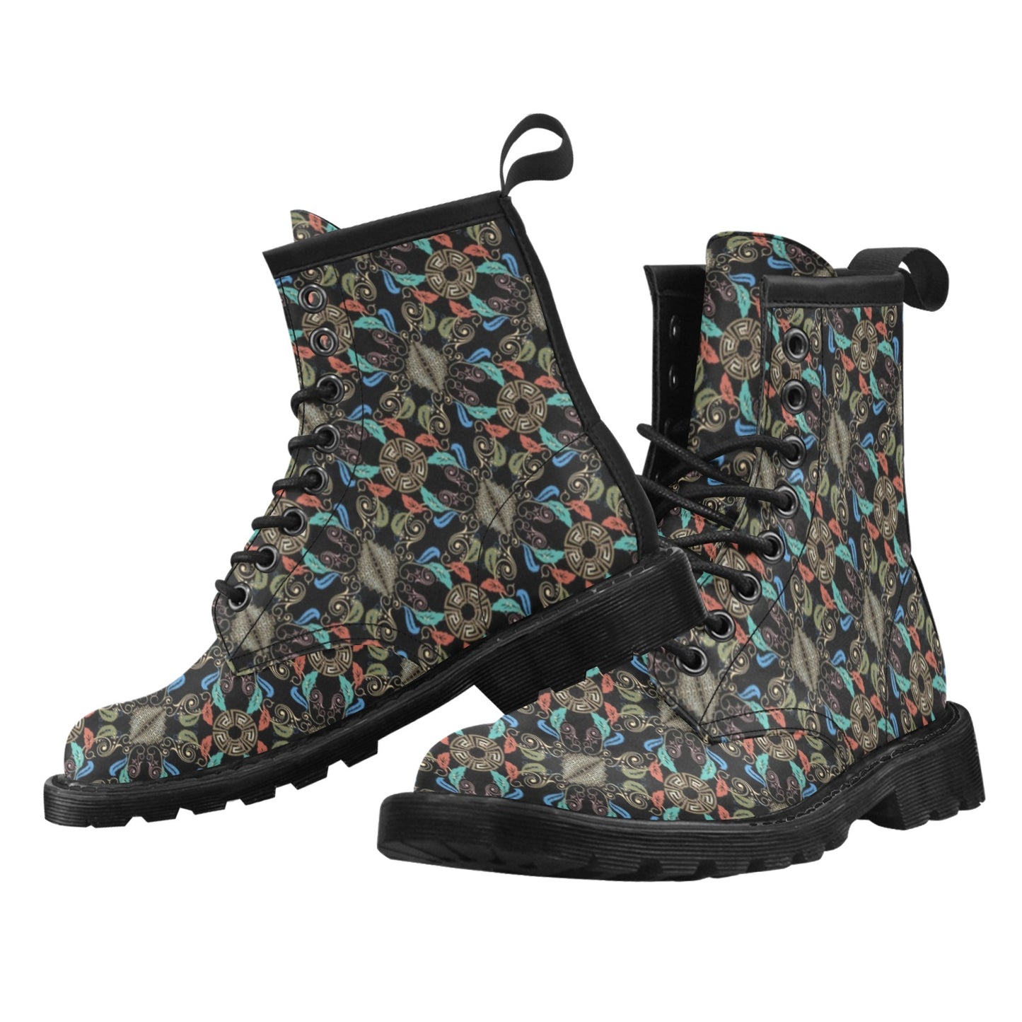 Ancient Greek Print Design LKS308 Women's Boots
