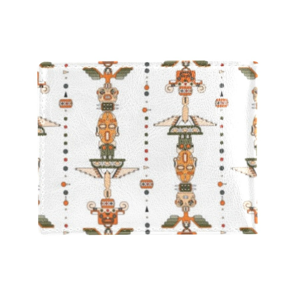 Totem Print Design LKS302 Men's ID Card Wallet