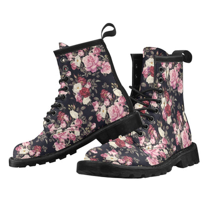 Rose Pattern Women's Boots