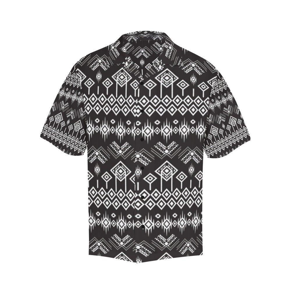 Tribal Pattern Print Design LKS304 Men's Hawaiian Shirt