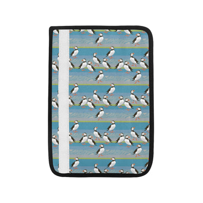 Puffin Pattern Print Design A01 Car Seat Belt Cover